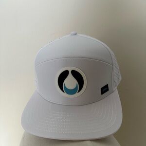 Orca White and Blue Logo Cap